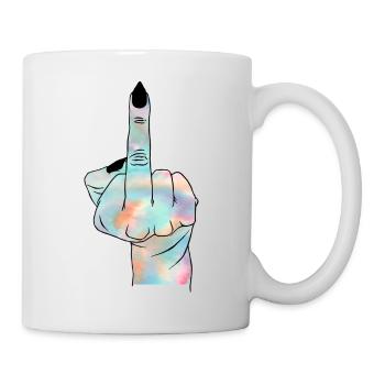 Doigt de sorcière - Mug blanc - blanc - Droite