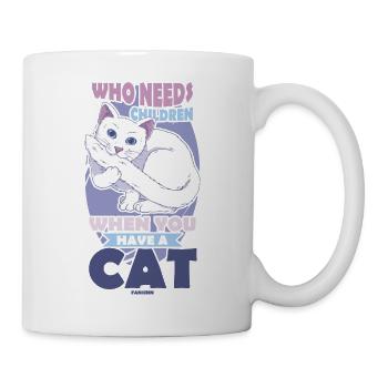 Katzenmama - Tasse - Weiß - Rechts