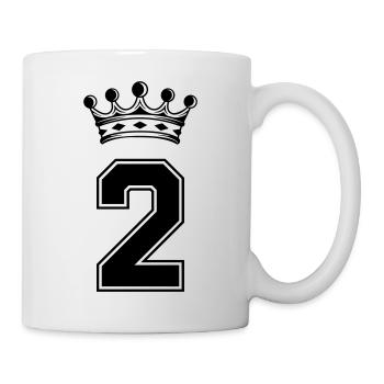 2 Krone - Tasse - Weiß - Rechts
