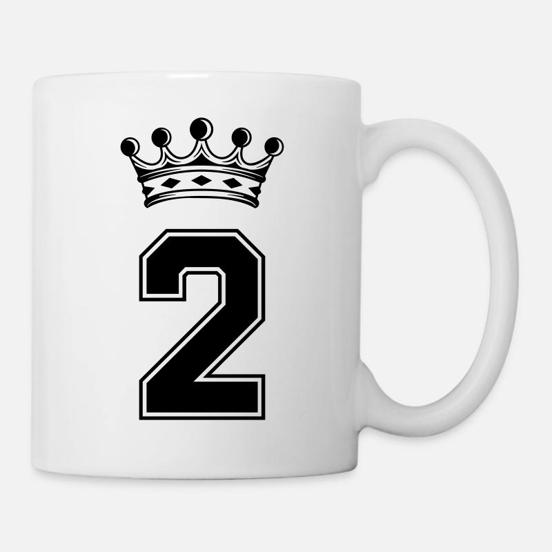 2 Couronne - Mug blanc - blanc