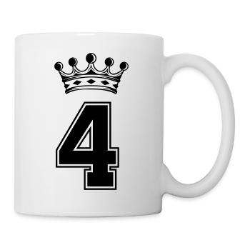 4 Krone - Tasse - Weiß - Rechts