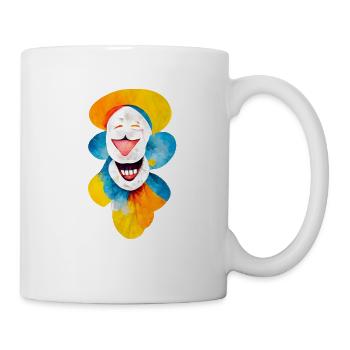Clown Abstrait - Mug blanc - blanc - Droite