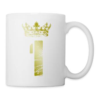 1 number crown - Mug - white - Right