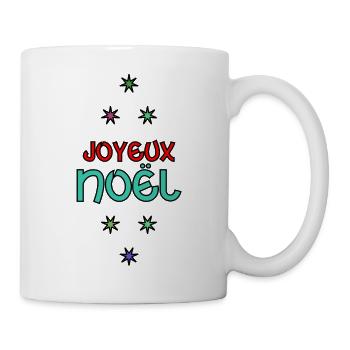 WEIHNACHTEN. FROHE WEIHNACHTEN. FROHE WEIHNACHTEN. NEUJAHR - Tasse - Weiß - Rechts