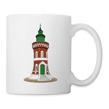 Leuchtturm Kaiserschleuse (Pingelturm) - Tasse - Weiß - Rechts