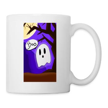 boo Fantome mignon Halloween - Mug blanc - blanc - Droite