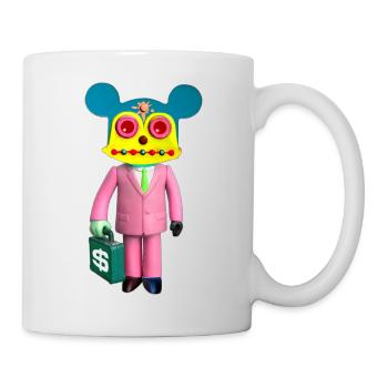 Maiky Dollar Maus - Tasse - Weiß - Rechts