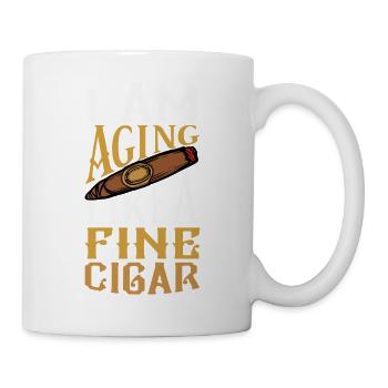 Im Aging Like Fine Cigar - passion cigar - Mug - white - Right