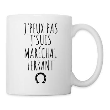 Maréchal Ferrant , Maréchal ferrant , Métier , Job - Mug blanc - blanc - Droite