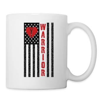 Operation am offenen Herzen Krieger Warrior - Tasse - Weiß - Rechts