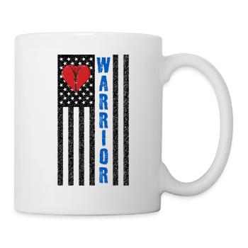 Operation am offenen Herzen Krieger Warrior - Tasse - Weiß - Rechts