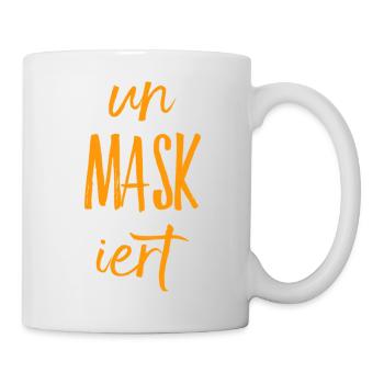 UN MASKED - Démasqué - Démasqué. NOUVEAU HIT! - Mug blanc - blanc - Droite