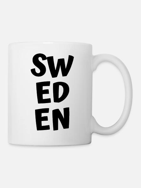 Schweden - Tasse - Weiß