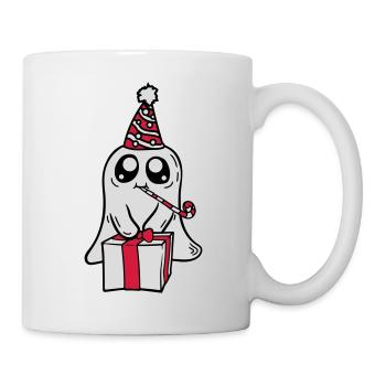 Little Ghost celebrates its birthday - Mug - white - Right