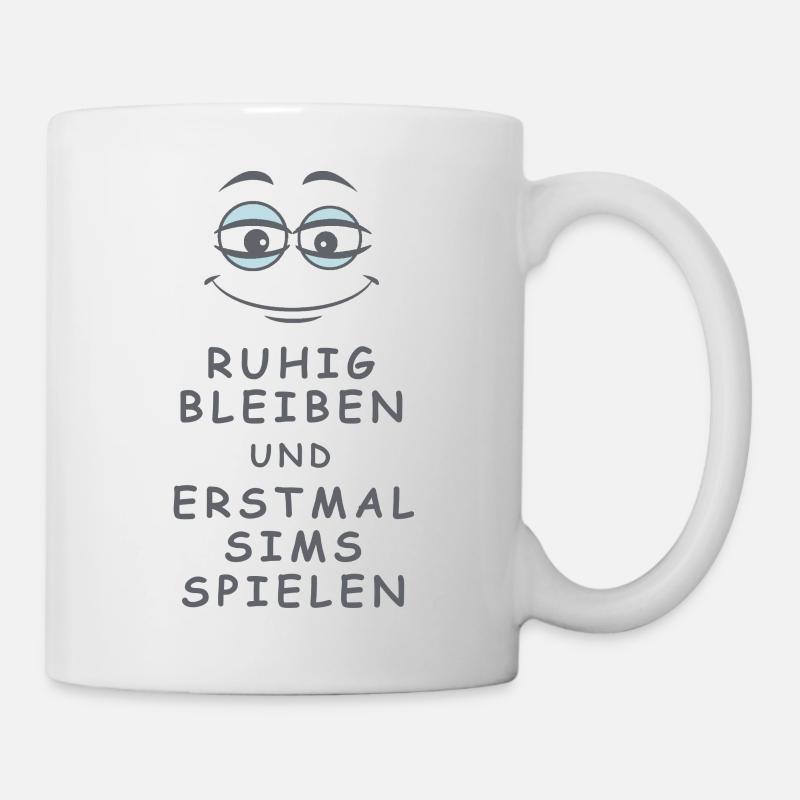 Sims spielen - Tasse - Weiß