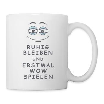 WOW spielen - Tasse - Weiß - Rechts