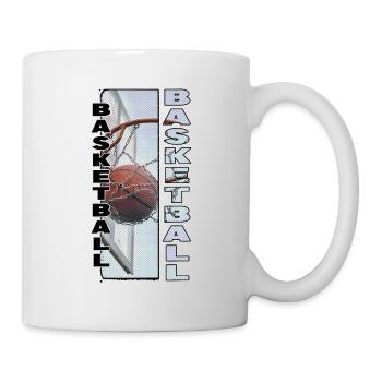 Basketteur Basketteur Basketteur Dunking Sport Player - Mug blanc - blanc - Droite