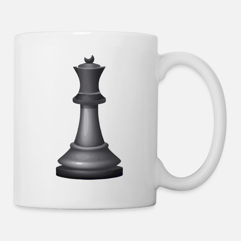 Maître d’échecs Joueur d’échecs Pièce d’échecs - Mug blanc - blanc
