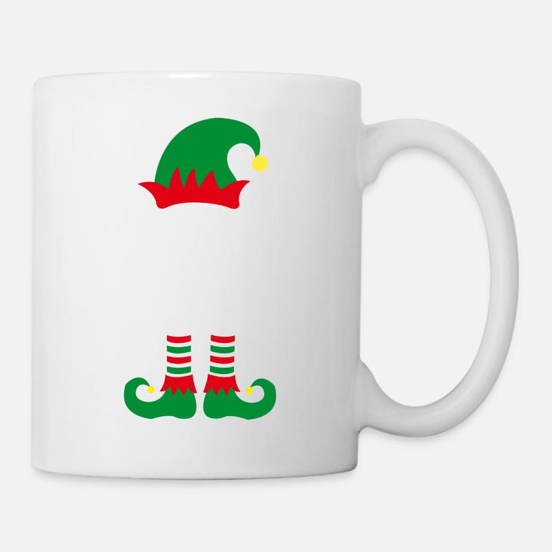 DER BÄCKER-ELF, DER KLEINE HELFER DES WEIHNACHTSMANNS Geschenk - Tasse - Weiß
