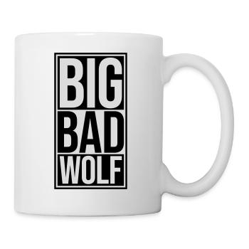 Citation du Grand Méchant Loup - Mug blanc - blanc - Droite