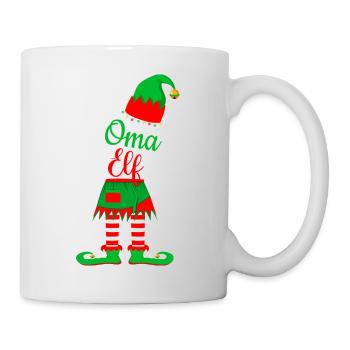Oma Elf - Tasse - Weiß - Rechts