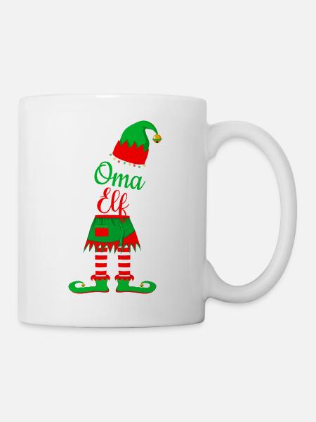 Oma Elf - Tasse - Weiß