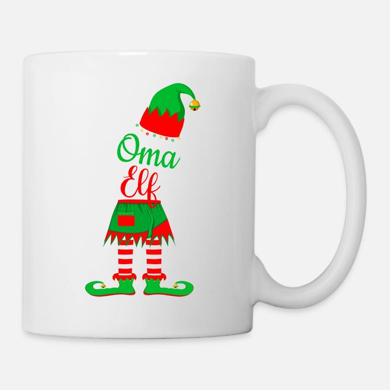 Oma Elf - Tasse - Weiß