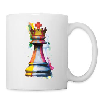 Art Chess Piece King - Mug blanc - blanc - Droite