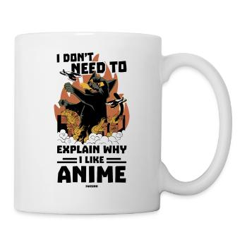 I Love Anime - Tasse - Weiß - Rechts