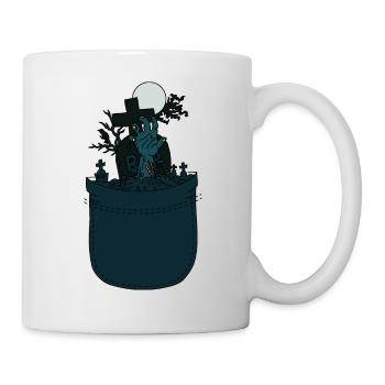 Zombiehand - Tasse - Weiß - Rechts