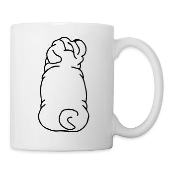 Hund Chien - Mug blanc - blanc - Droite
