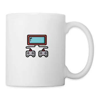 SORRY, I'M LATE! HAD TO GET TO A SAVE POINT - Tasse - Weiß - Rechts