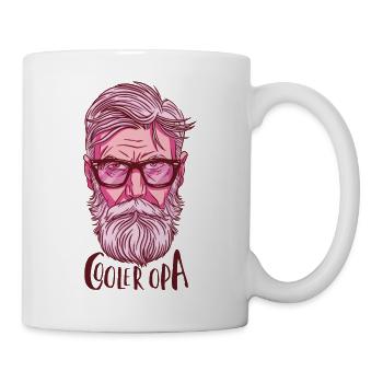 Cooler opa bärtige Männer Cooler opa bärtige Männe - Tasse - Weiß - Rechts