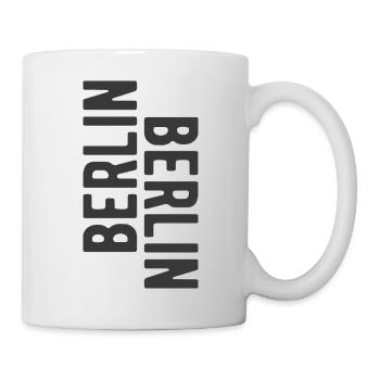 Lettrage berlinois Slogan de Berlin - Mug blanc - blanc - Droite