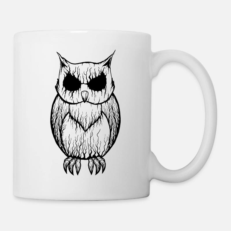 NightOwl - Tasse - Weiß