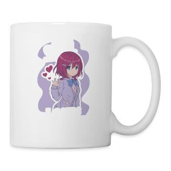 I Love Anime Japan Manga Cosplay Nerd Gift - Mug - white - Right