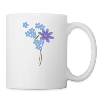 Light Bulb Flowers Bouquet Nature - Mug - white - Right