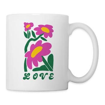 Love! - Tasse - Weiß - Rechts