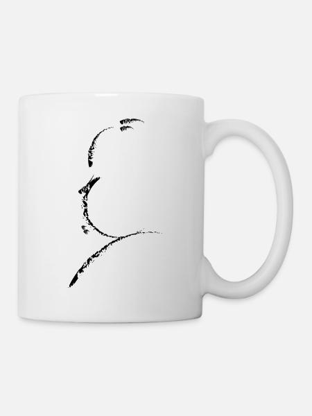 Alfred Hitchcock Logo - Mug - white