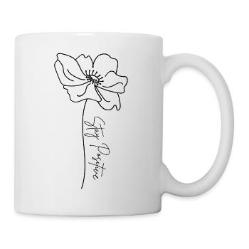 Stay Positive Flower - Mug - white - Right