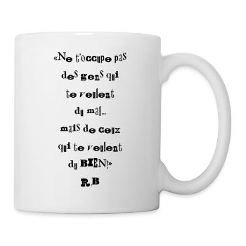 les petites phrases pour réfléchir - Mug blanc - blanc - Droite