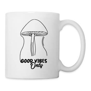 PILZ. NUR GUTE STIMMUNG - Tasse - Weiß - Rechts