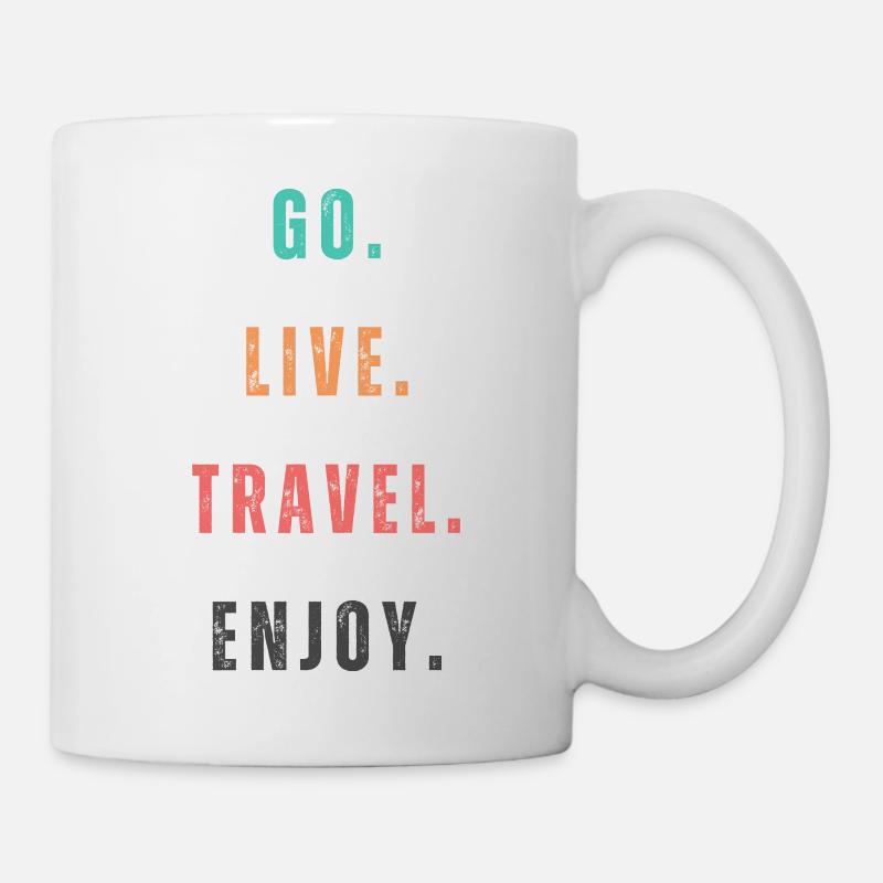 Voyager - Mug blanc - blanc
