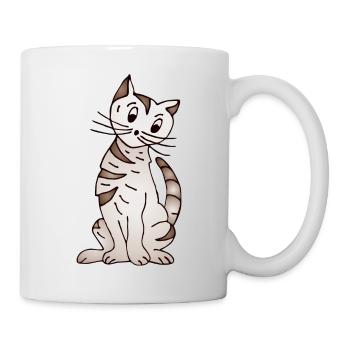 Chat - Mug blanc - blanc - Droite