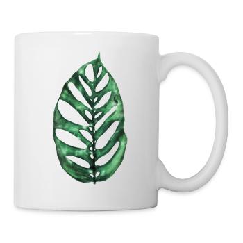 Monstera Esqueleto - Tasse - Weiß - Rechts