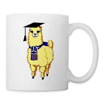 Graduation Bachelor's degree Graduate Alpaca - Mug - white - Right