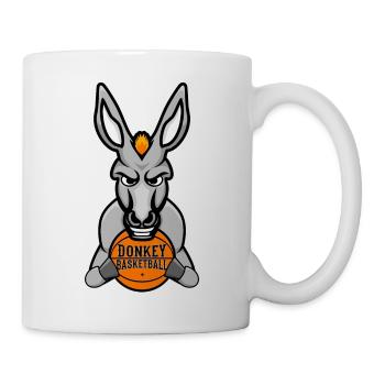 Donkey Basketball Spieler Esel Sport - Tasse - Weiß - Rechts