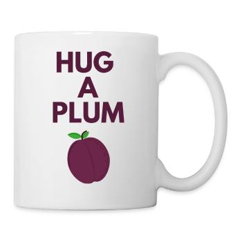 HUG A PLUM - Mug - white - Right