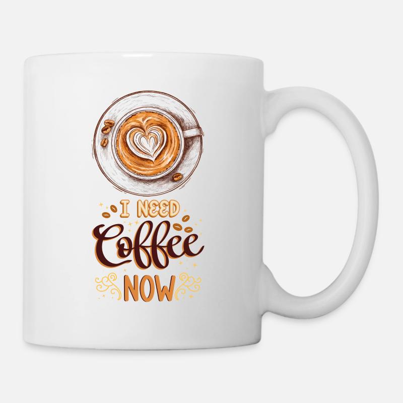 Kaffee Kaffeeliebhaber Kaffeetasse Barista Vintage - Tasse - Weiß