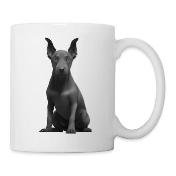 Doberman Dresseur Doberman Chien Doberman Chiot - Mug blanc - blanc - Droite